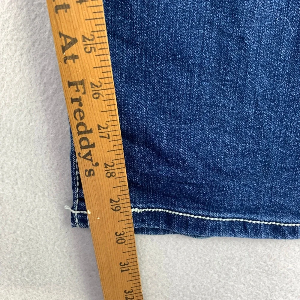 Wallflower Luscious Curvy Fit Jeans Women 20 Long Blue Bootcut Stretch